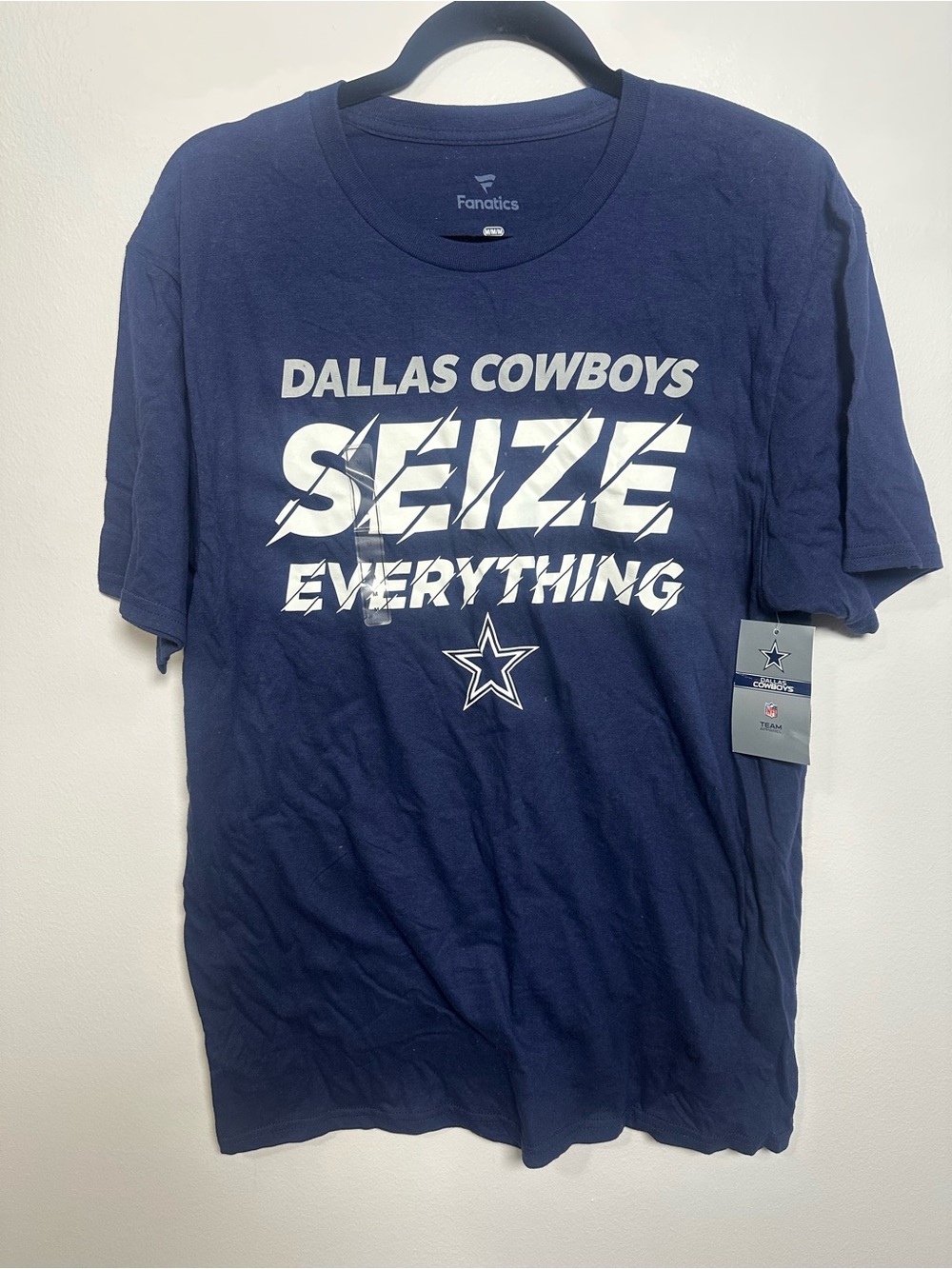 Fanatics Navy Dallas Cowboys "Seize Everything" Short-Sleeve Tee